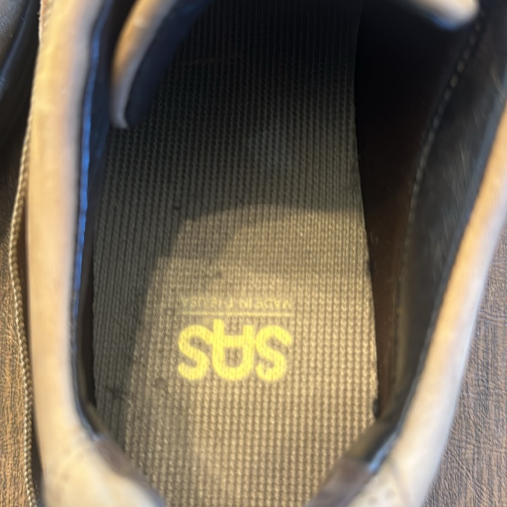 SAS Men's Move On Lace Up Brown Sz  9 1/2 Comfort Shoe like new in original box - Picture 8 of 10